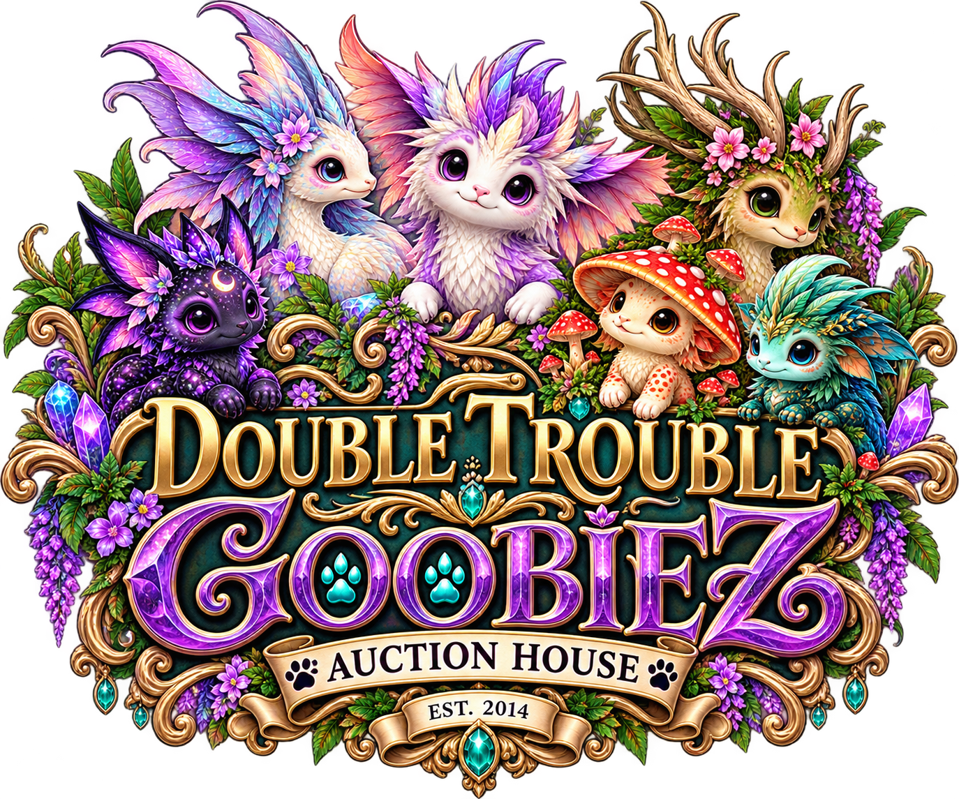 11am Official Goobiez Auction Double Trouble!